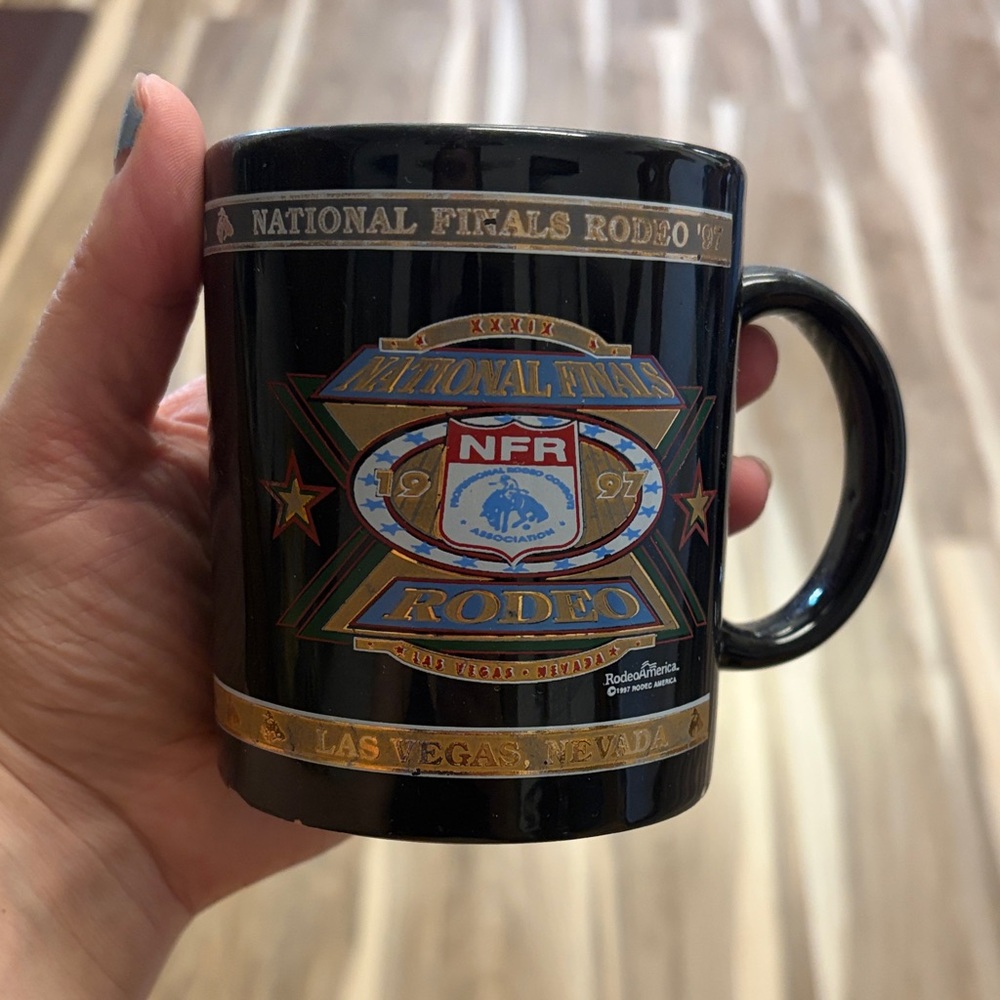 National Finals Rodeo Black Logo Ceramic Coffee Mug